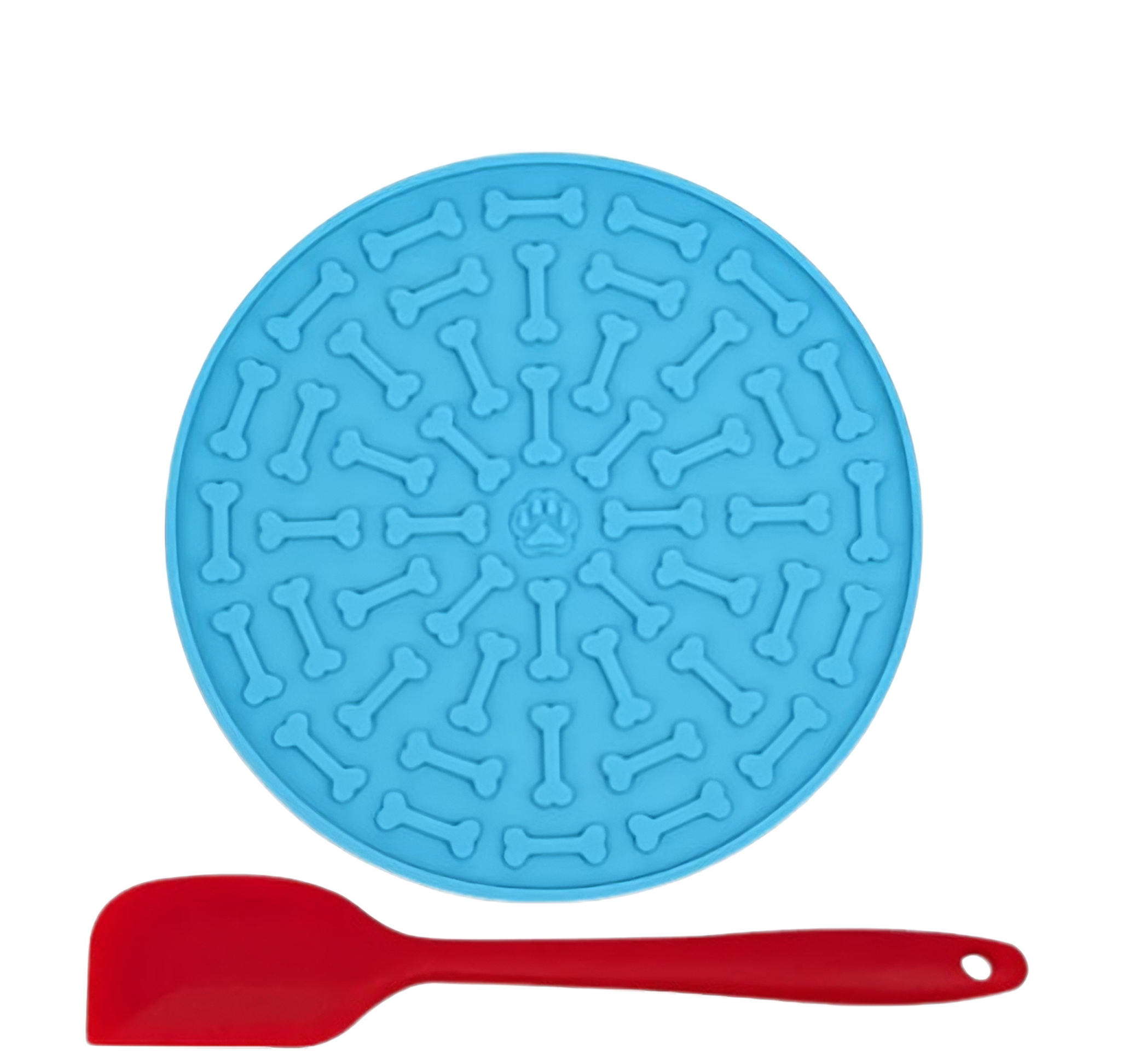 Dog Lick Mat for Anxiety Relief & Bath Time - Slow Feeder Suction Mat for Pets