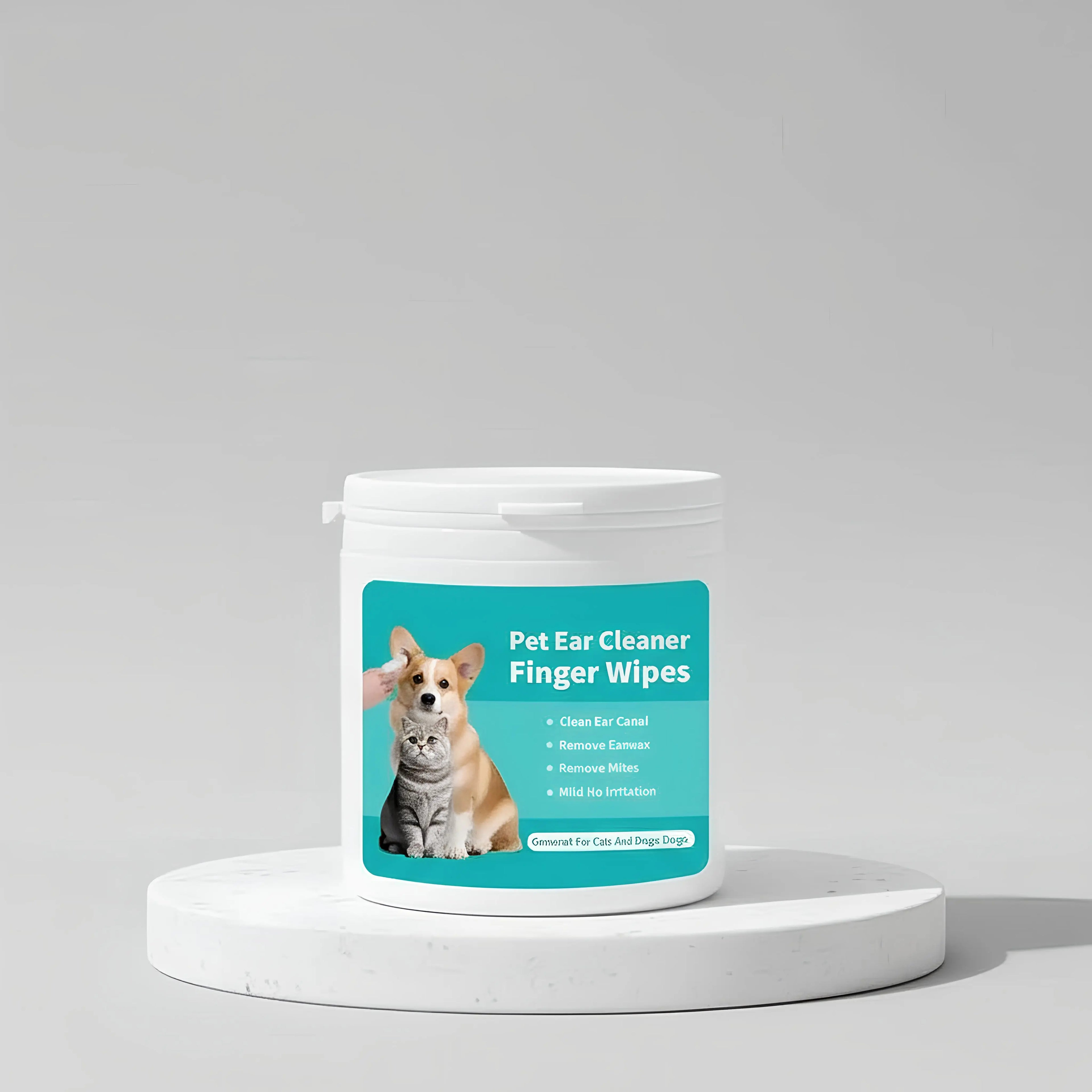 Pet Ear Cleaning Wipes Finger Stall