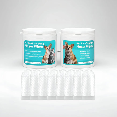Pet Ear Cleaning Wipes Finger Stall